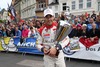 Daniel SORDO (CITROEN TOTAL ABU DHABI WRT) celebrates his victory in the FIA WRC Rallye of Germany, Panzerplatte in Baumholder, Germany on 2013/08/25.
