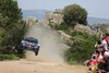 Sebastien Ogier/Julien Ingrassia (Volkswagen Motorsport/Polo R WRC) during day two of  FIA WRC Rally Italia Sardegna 2015 at Bodduso in Alghero, Italy on 2015/06/13.
