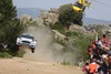 Elfyn Evans/Daniel Barritt (M-Sport WRT/Ford Fiesta RS WRC) during day two of  FIA WRC Rally Italia Sardegna 2015 at Bodduso in Alghero, Italy on 2015/06/13.
