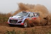 Dani Sordo/Marc Marti (Hyundai Motorsport/i20 WRC) during day one of FIA WRC Rally Italia Sardegna 2015 at Putifigari in Alghero, Italy on 2015/06/12.
