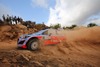 Thierry Neuville/Nicolas Gilsoul (Hyundai Motorsport/i20 WRC) during the  FIA WRC Rally Italia Sardegna 2015 at Alghero in Alghero, Italy on 2015/06/14.
