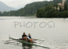 Winners of double scull race, Iztok Cop (R) and Luka Spik of Slovenia (L) after their victory in double scull race of 53rd International Bled rowing regata. Bled rowing regata was held in Bled, Slovenia on 14th of June 2008.
