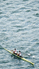 Rowers competing during semi finals of FISA Rowing World cup in Bled, Slovenia. Semi final races of FISA Rowing World cup were held on Saturday, 29th of May 2010 in lake Bled in Bled, Slovenia.
