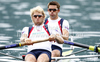 Peter Reed and Andrew Triggs Hodge of Great Britain competing during finals of FISA Rowing World cup in Bled, Slovenia. Final races of FISA Rowing World cup were held on Sunday, 30th of May 2010 in lake Bled in Bled, Slovenia.
