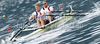Matthew Wells and Marcus Bateman of Great Britain competing during finals of FISA Rowing World cup in Bled, Slovenia. Final races of FISA Rowing World cup were held on Sunday, 30th of May 2010 in lake Bled in Bled, Slovenia.

