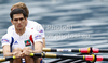 Jeremie Azou and Remi Di Girolamo of France competing during finals of FISA Rowing World cup in Bled, Slovenia. Final races of FISA Rowing World cup were held on Sunday, 30th of May 2010 in lake Bled in Bled, Slovenia.
