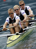 Christian Pedersen, Jens Vilhelmsen, Kasper Winther and Morten Joergensen of Denmark competing during finals of FISA Rowing World cup in Bled, Slovenia. Final races of FISA Rowing World cup were held on Sunday, 30th of May 2010 in lake Bled in Bled, Slovenia.
