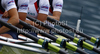 Rowers competing during finals of FISA Rowing World cup in Bled, Slovenia. Final races of FISA Rowing World cup were held on Sunday, 30th of May 2010 in lake Bled in Bled, Slovenia.
