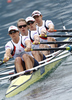 Annie Vernon, Beth Rodford, Anna Watkins Bebington and Katherine Grainger of Great Britain competing during finals of FISA Rowing World cup in Bled, Slovenia. Final races of FISA Rowing World cup were held on Sunday, 30th of May 2010 in lake Bled in Bled, Slovenia.
