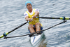 Frida Svensson of Sweden competing during finals of FISA Rowing World cup in Bled, Slovenia. Final races of FISA Rowing World cup were held on Sunday, 30th of May 2010 in lake Bled in Bled, Slovenia.
