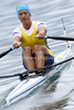 Frida Svensson of Sweden competing during finals of FISA Rowing World cup in Bled, Slovenia. Final races of FISA Rowing World cup were held on Sunday, 30th of May 2010 in lake Bled in Bled, Slovenia.
