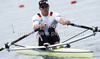 Marcel Hacker of Germany competing during finals of FISA Rowing World cup in Bled, Slovenia. Final races of FISA Rowing World cup were held on Sunday, 30th of May 2010 in lake Bled in Bled, Slovenia.
