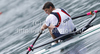 Alan Campbell of Great Britain competing during finals of FISA Rowing World cup in Bled, Slovenia. Final races of FISA Rowing World cup were held on Sunday, 30th of May 2010 in lake Bled in Bled, Slovenia.
