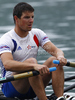 Alan Campbell of Great Britain competing during finals of FISA Rowing World cup in Bled, Slovenia. Final races of FISA Rowing World cup were held on Sunday, 30th of May 2010 in lake Bled in Bled, Slovenia.
