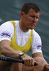 Lassi Karonen of Sweden competing during finals of FISA Rowing World cup in Bled, Slovenia. Final races of FISA Rowing World cup were held on Sunday, 30th of May 2010 in lake Bled in Bled, Slovenia.
