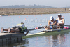 French team, BERREST Cedric BAHAIN Julien competing in the mens Double Sculls at the 2010 European Rowing Championships held at the aquatic centre, Montemor-o-Velho, Portugal.
