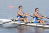 Italian team, CAGNA Gabriele USTOLIN Federico,  competing in the mens Double Sculls at the 2010 European Rowing Championships held at the aquatic centre, Montemor-o-Velho, Portugal.
