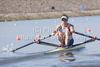 ANDRODIAS Matthieu (FRA) competing in the Mens Single Sculls at the 2010 European Rowing Championships held at the aquatic centre, Montemor-o-Velho, Portugal.
