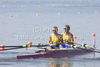 Swedish team, RADSTROEM Karin LILJA Cecilia, competing in the Lightweight Womens Double Sculls at the 2010 European Rowing Championships held at the aquatic centre, Montemor-o-Velho, Portugal.

