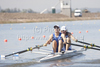 Finnish team, PETAEJAENIEMI Joonas PETAEJAENIEMI Juho-pekka, competing in the Lightweight Mens Double Sculls at the 2010 European Rowing Championships held at the aquatic centre, Montemor-o-Velho, Portugal.

