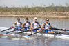 French team, IMBERT Jean-Marie VERSTRAETE Sigmund PELTIER Pierre-Jean CHABANET Benjamin, competing in the Mens Quadruple Sculls at the 2010 European Rowing Championships held at the aquatic centre, Montemor-o-Velho, Portugal.
