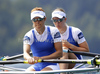Ulla Varvio and Minna Nieminen of Finland during FISA World rowing Championships 2011 in Bled, Slovenia. FISA World rowing Championships 2011 were held in Bled, Slovenia between 28th of August 2011 and 4th of September 2011.
