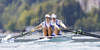 Ulla Varvio and Minna Nieminen of Finland during FISA World rowing Championships 2011 in Bled, Slovenia. FISA World rowing Championships 2011 were held in Bled, Slovenia between 28th of August 2011 and 4th of September 2011.
