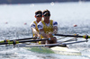 Oskar Russberg and Dennis Bernhardsson of Sweden during FISA World rowing Championships 2011 in Bled, Slovenia. FISA World rowing Championships 2011 were held in Bled, Slovenia between 28th of August 2011 and 4th of September 2011.
