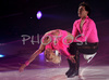 Elena Grushina and Ruslan Goncharov skating in Champions on Ice performance. Champions on Ice skating performance was held in Tivoli arena in Ljubljana, Slovenia on 6th of February 2008.
