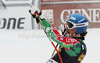 Andreas Romar of Finland reacts in the finish of the Men Downhill race of Audi FIS alpine skiing World Cup in Val Gardena, Italy. Downhill race of Men Audi FIS Alpine skiing World Cup 2012-2013, was held on Saturday, 15th of December 2012, on Saslong course in Val Gardena, Italy.
