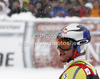 Aksel Lund Svindal of Norway reacts in the finish of the Men Downhill race of Audi FIS alpine skiing World Cup in Val Gardena, Italy. Downhill race of Men Audi FIS Alpine skiing World Cup 2012-2013, was held on Saturday, 15th of December 2012, on Saslong course in Val Gardena, Italy.
