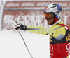 Aksel Lund Svindal of Norway reacts in the finish of the Men Downhill race of Audi FIS alpine skiing World Cup in Val Gardena, Italy. Downhill race of Men Audi FIS Alpine skiing World Cup 2012-2013, was held on Saturday, 15th of December 2012, on Saslong course in Val Gardena, Italy.
