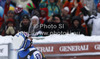 Rok Perko of Slovenia reacts in the finish of the Men Downhill race of Audi FIS alpine skiing World Cup in Val Gardena, Italy. Downhill race of Men Audi FIS Alpine skiing World Cup 2012-2013, was held on Saturday, 15th of December 2012, on Saslong course in Val Gardena, Italy.
