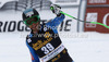 Steven Nyman of USA reacts in the finish of the Men Downhill race of Audi FIS alpine skiing World Cup in Val Gardena, Italy. Downhill race of Men Audi FIS Alpine skiing World Cup 2012-2013, was held on Saturday, 15th of December 2012, on Saslong course in Val Gardena, Italy.
