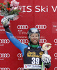 Winner Steven Nyman of USA (middle), second placed Rok Perko of Slovenia (left) and third placed Erik Guay of Canada (right) celebrate their medals won in the Men Downhill race of Audi FIS alpine skiing World Cup in Val Gardena, Italy. Downhill race of Men Audi FIS Alpine skiing World Cup 2012-2013, was held on Saturday, 15th of December 2012, on Saslong course in Val Gardena, Italy.
