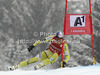 Aksel Lund Svindal of Norway skiing in the Men Super G race of Audi FIS alpine skiing World Cup in Kitzbuehel, Austria. Super G race of Men Audi FIS Alpine skiing World Cup 2012-2013, was held on Friday, 25th of January, 2013, on  course Streifalm in Kitzbuehel, Austria.
