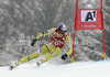 Aksel Lund Svindal of Norway skiing in the Men Super G race of Audi FIS alpine skiing World Cup in Kitzbuehel, Austria. Super G race of Men Audi FIS Alpine skiing World Cup 2012-2013, was held on Friday, 25th of January, 2013, on  course Streifalm in Kitzbuehel, Austria.
