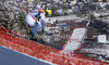 Dominik Paris of Italy skiing in the Men Downhill race of Audi FIS alpine skiing World Cup in Kitzbuehel, Austria. Downhill race of Men Audi FIS Alpine skiing World Cup 2012-2013, was held on Saturday, 26th of January, 2013, on  course Streifalm in Kitzbuehel, Austria.
