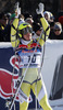 Kjetil Jansrud of Norway reacts in the finish of the Men Downhill race of Audi FIS alpine skiing World Cup in Kitzbuehel, Austria. Downhill race of Men Audi FIS Alpine skiing World Cup 2012-2013, was held on Saturday, 26th of January, 2013, on  course Streifalm in Kitzbuehel, Austria.
