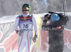 Klaus Kroell of Austria reacts in the finish of the Men Downhill race of Audi FIS alpine skiing World Cup in Kitzbuehel, Austria. Downhill race of Men Audi FIS Alpine skiing World Cup 2012-2013, was held on Saturday, 26th of January, 2013, on  course Streifalm in Kitzbuehel, Austria.
