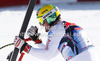 Dominik Paris of Italy reacts in the finish of the Men Downhill race of Audi FIS alpine skiing World Cup in Kitzbuehel, Austria. Downhill race of Men Audi FIS Alpine skiing World Cup 2012-2013, was held on Saturday, 26th of January, 2013, on  course Streifalm in Kitzbuehel, Austria.
