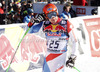 Patrick Kueng of Switzerland reacts in the finish of the Men Downhill race of Audi FIS alpine skiing World Cup in Kitzbuehel, Austria. Downhill race of Men Audi FIS Alpine skiing World Cup 2012-2013, was held on Saturday, 26th of January, 2013, on  course Streifalm in Kitzbuehel, Austria.
