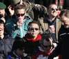 Ex Austrian actor and governor Arnold Schwarzenegger watching the Men Downhill race of Audi FIS alpine skiing World Cup in Kitzbuehel, Austria. Downhill race of Men Audi FIS Alpine skiing World Cup 2012-2013, was held on Saturday, 26th of January, 2013, on  course Streifalm in Kitzbuehel, Austria.
