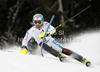 Stefano Gross of Italy skiing in the first run of the Men Slalom race of Audi FIS alpine skiing World Cup in Kitzbuehel, Austria. Slalom race of Men Audi FIS Alpine skiing World Cup 2012-2013, was held on Sunday, 27th of January, 2013, on  course Ganslern in Kitzbuehel, Austria.
