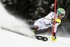 Stefano Gross of Italy skiing in the first run of the Men Slalom race of Audi FIS alpine skiing World Cup in Kitzbuehel, Austria. Slalom race of Men Audi FIS Alpine skiing World Cup 2012-2013, was held on Sunday, 27th of January, 2013, on  course Ganslern in Kitzbuehel, Austria.
