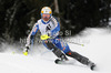Jens Byggmark of Sweden skiing in the first run of the Men Slalom race of Audi FIS alpine skiing World Cup in Kitzbuehel, Austria. Slalom race of Men Audi FIS Alpine skiing World Cup 2012-2013, was held on Sunday, 27th of January, 2013, on  course Ganslern in Kitzbuehel, Austria.

