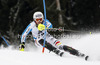 Fritz Dopfer of Germany skiing in the first run of the Men Slalom race of Audi FIS alpine skiing World Cup in Kitzbuehel, Austria. Slalom race of Men Audi FIS Alpine skiing World Cup 2012-2013, was held on Sunday, 27th of January, 2013, on  course Ganslern in Kitzbuehel, Austria.
