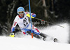 Steve Missillier of France skiing in the first run of the Men Slalom race of Audi FIS alpine skiing World Cup in Kitzbuehel, Austria. Slalom race of Men Audi FIS Alpine skiing World Cup 2012-2013, was held on Sunday, 27th of January, 2013, on  course Ganslern in Kitzbuehel, Austria.
