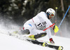 Patrick Thaler of Italy skiing in the first run of the Men Slalom race of Audi FIS alpine skiing World Cup in Kitzbuehel, Austria. Slalom race of Men Audi FIS Alpine skiing World Cup 2012-2013, was held on Sunday, 27th of January, 2013, on  course Ganslern in Kitzbuehel, Austria.
