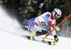 Markus Vogel of Switzerland skiing in the first run of the Men Slalom race of Audi FIS alpine skiing World Cup in Kitzbuehel, Austria. Slalom race of Men Audi FIS Alpine skiing World Cup 2012-2013, was held on Sunday, 27th of January, 2013, on  course Ganslern in Kitzbuehel, Austria.
